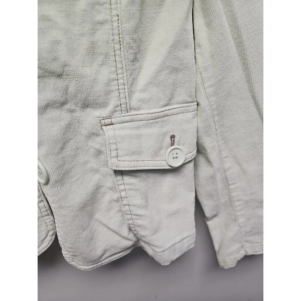 Women's GAP Velvet‎ Corduroy Jacket/Blazer/Coat Size S Cotton Mint Green 6